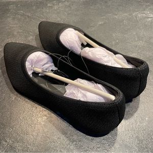 TORRID - size 7.5 wide stretch material black flats brand new with tags.